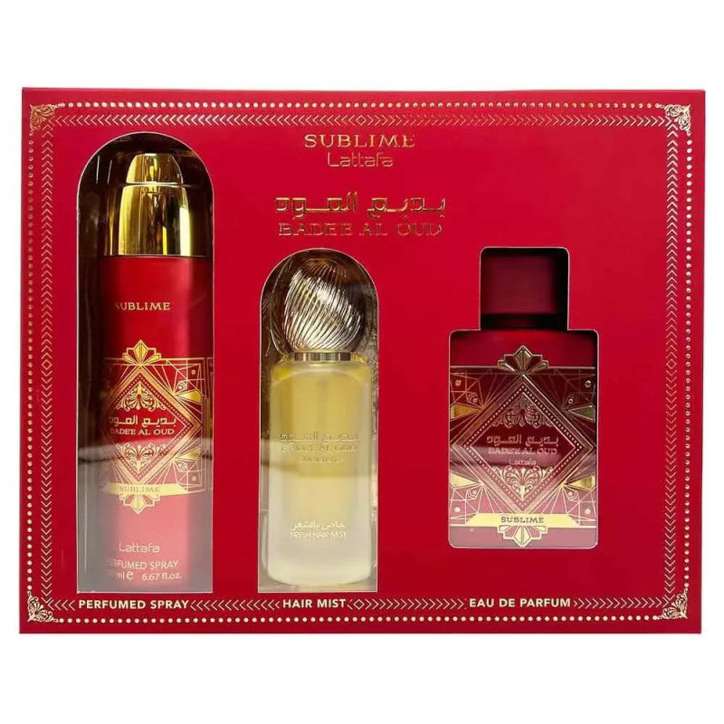 Lattafa Badee Al Oud Sublime Gift Set